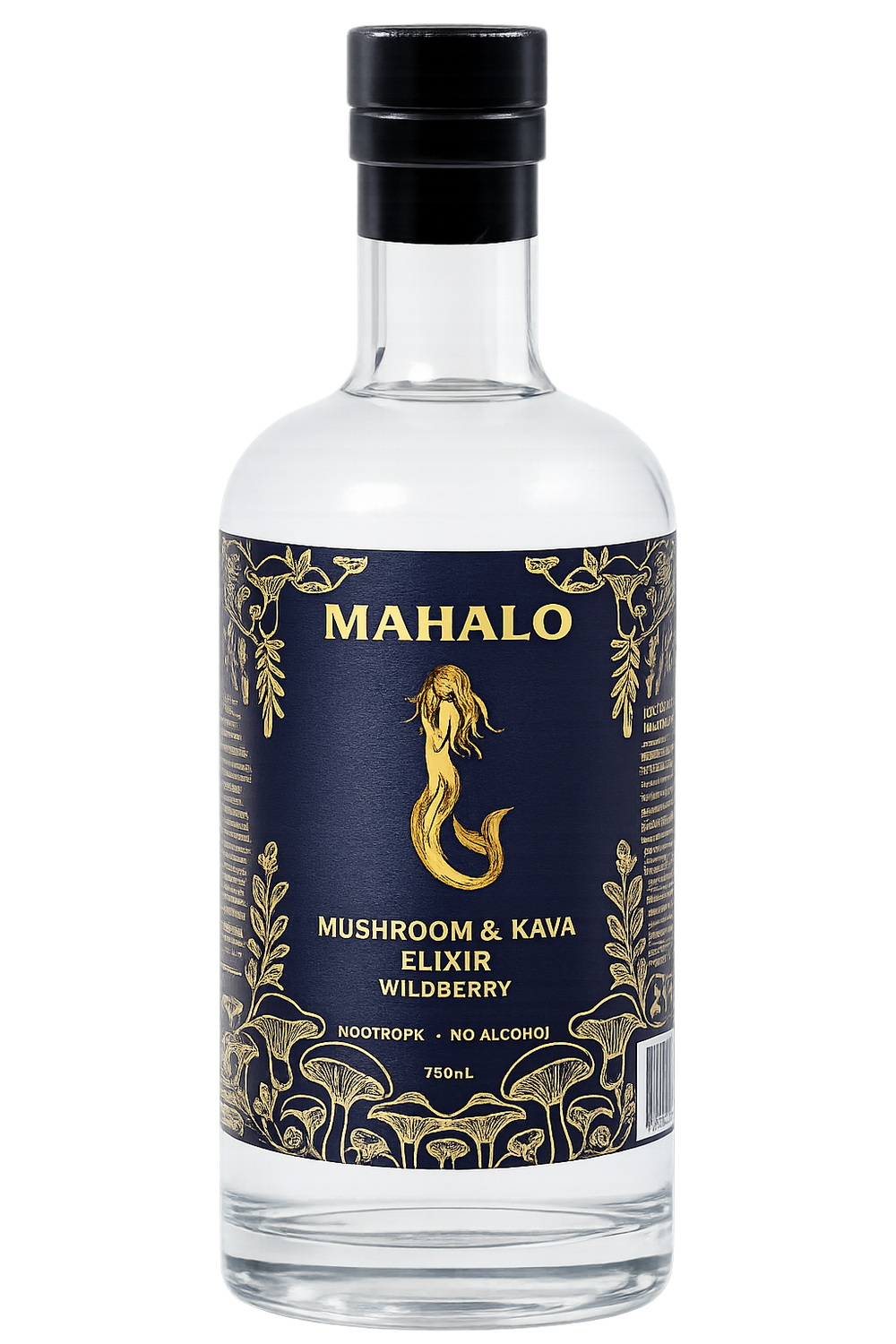 Mahalo Mushroom + Noble Kava 750mL
