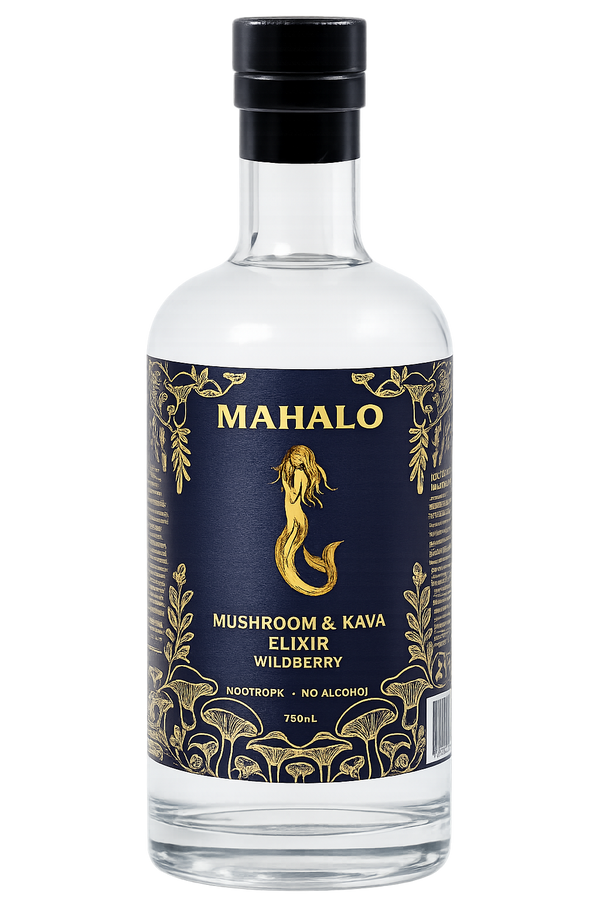 Mahalo Mushroom + Noble Kava 750mL