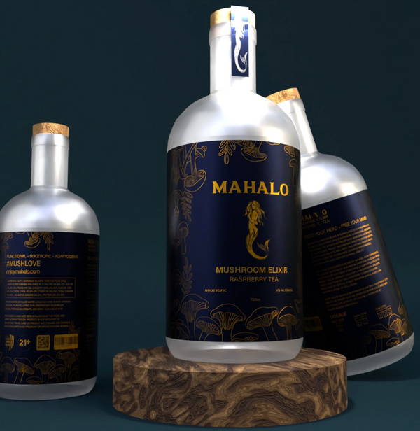 Mahalo Mushroom + Noble Kava 750mL